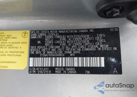 2006 Lexus Rx 330 из США, поврежденный, VIN 2T2GA31U56C048859